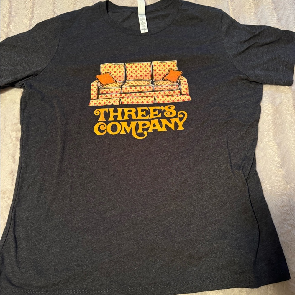 Threes company t shirt women’s L